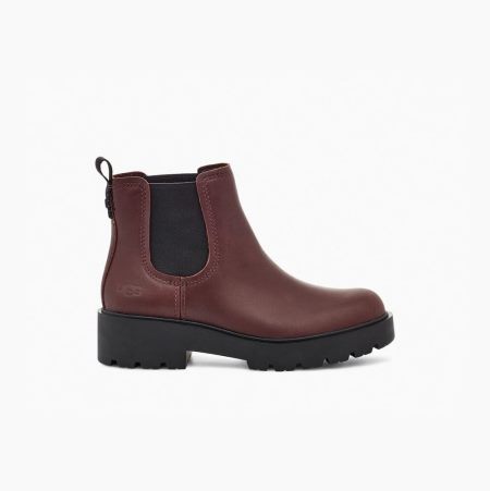 UGG Markstrum Burgundy Boots for Women (RTBQ20163)